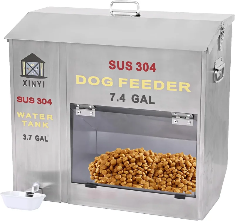 XINYI Automatic Pet Feeder and Waterer Combo - Rank 7 in Best Automatic Dog Feeder of 2025