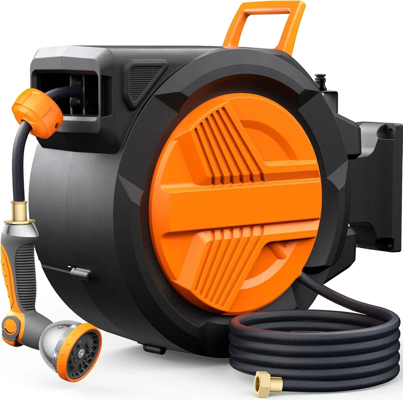 VACOOR Retractable Garden Hose Reel 100ft - Rank 5 in Best Wall Mounted Hose Reel of 2025