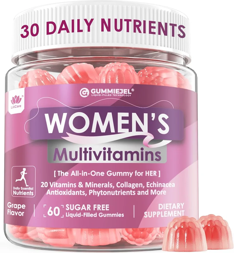 LILICARE Women's Multivitamin Gummy with Iron - Rank 6 in Best Multivitamin Gummies of 2025