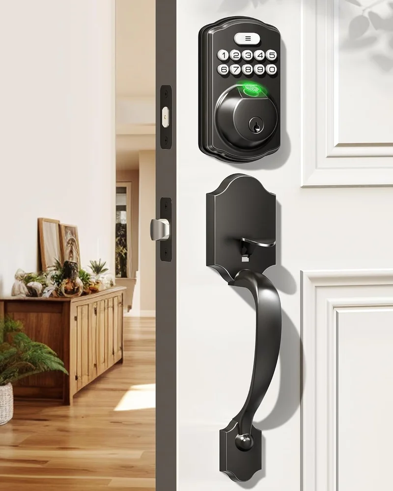 Veise Keyless Entry Fingerprint Door Lock Set - Rank 4 in Best Door Locks of 2025