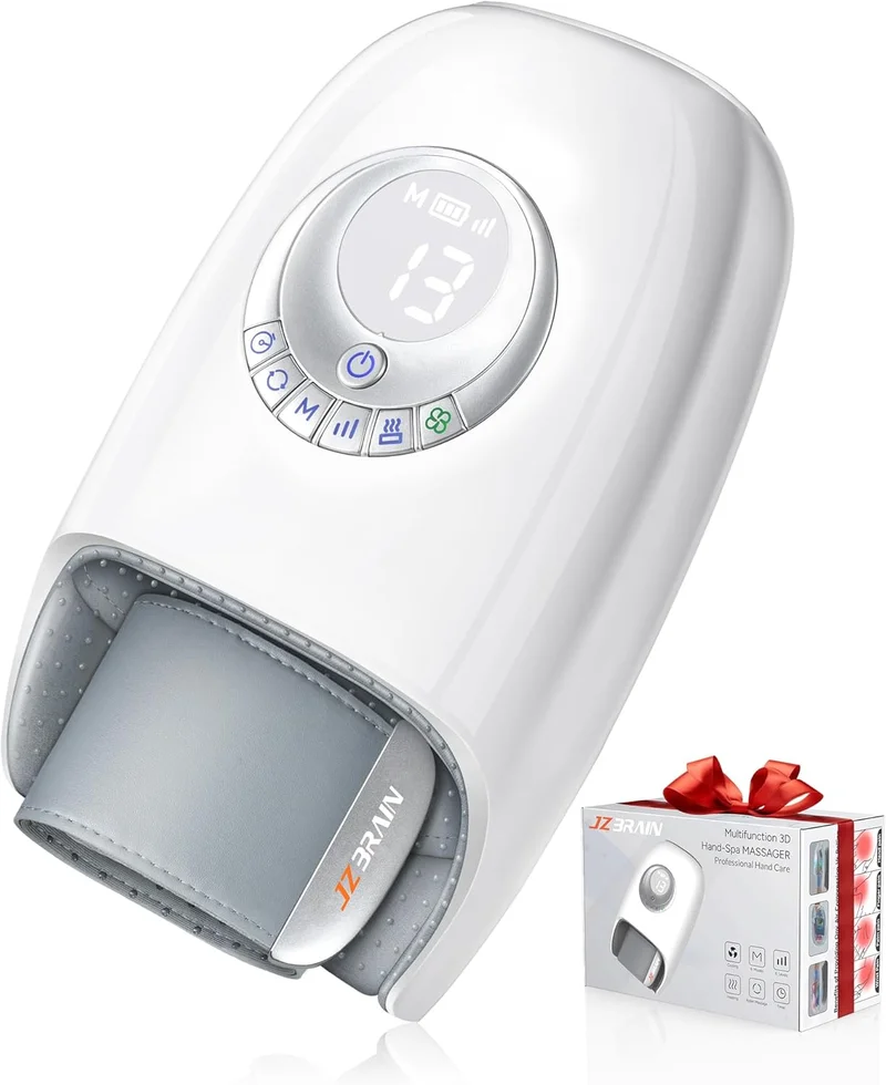 JZBRAIN Hand Massager with Heat and Compression - Rank 6 in Best Hand Massager of 2025