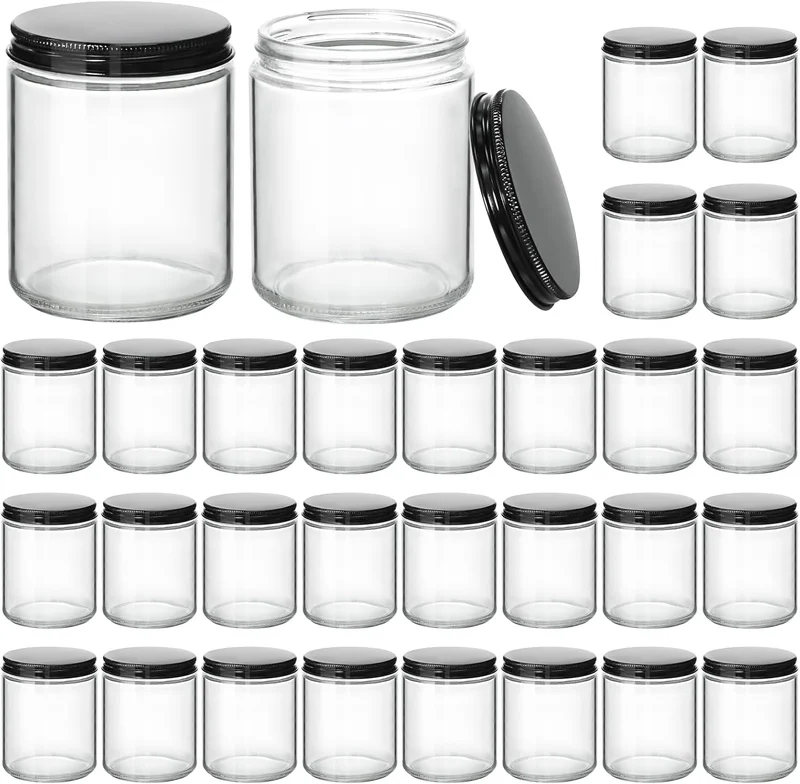 Keywing 30-Pack 8oz Candle Jars with Lids - Rank 9 in Best Making Candle Supplies of 2025