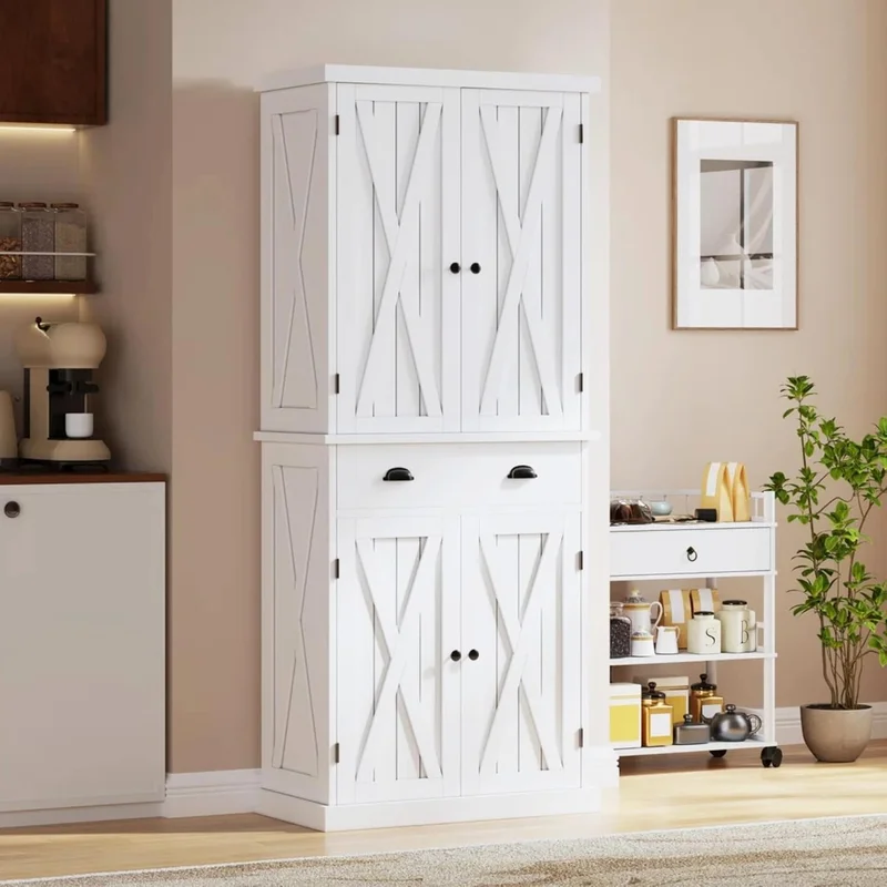 YITAHOME Farmhouse Kitchen Storage Cabinet - Rank 6 in Best Pantries of 2025