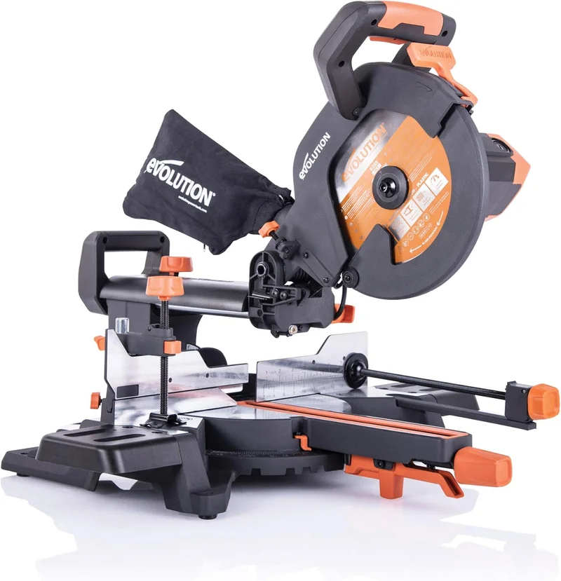 Evolution R255SMS+ 10-Inch Sliding Miter Saw - Rank 9 in Best Miter Saw of 2025