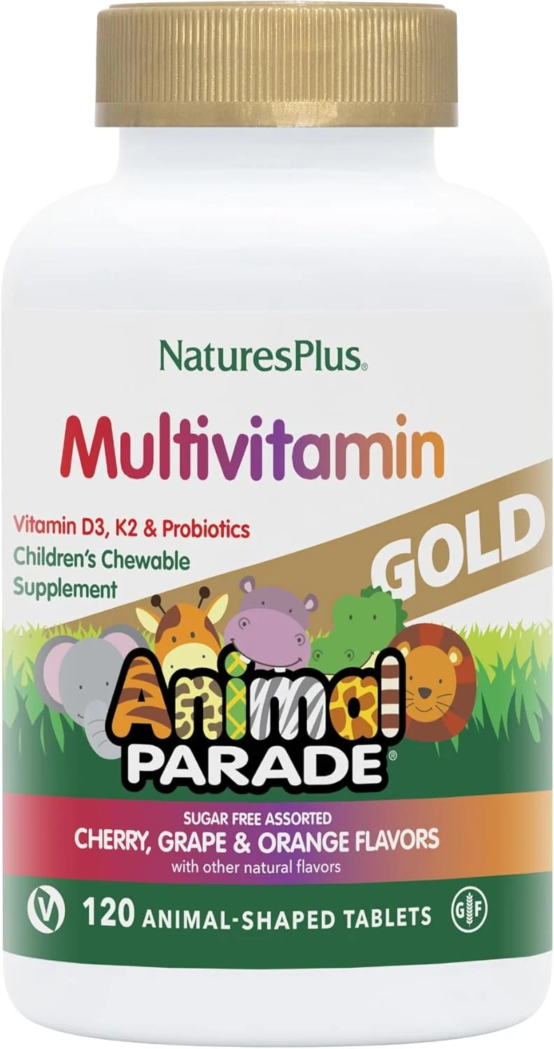 NaturesPlus Animal Parade Gold Children's Multivitamin - Rank 10 in Best Multivitamin For Kids of 2025