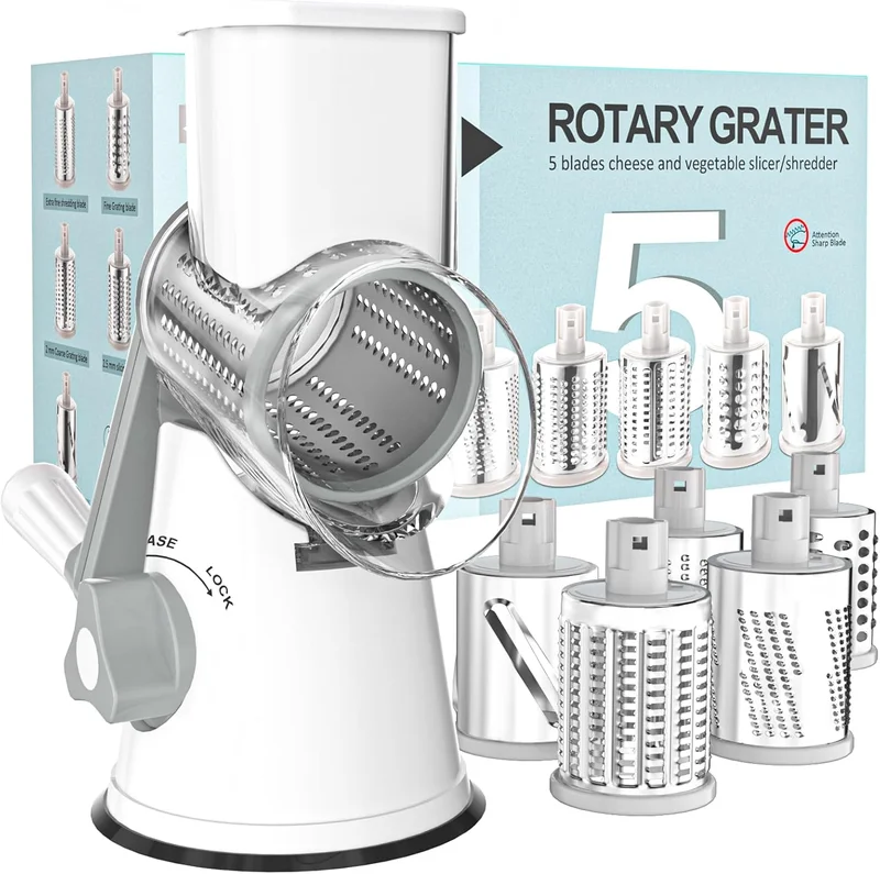 Cambom 5-in-1 Rotary Grater - Rank 4 in Best Lemon Zester of 2025