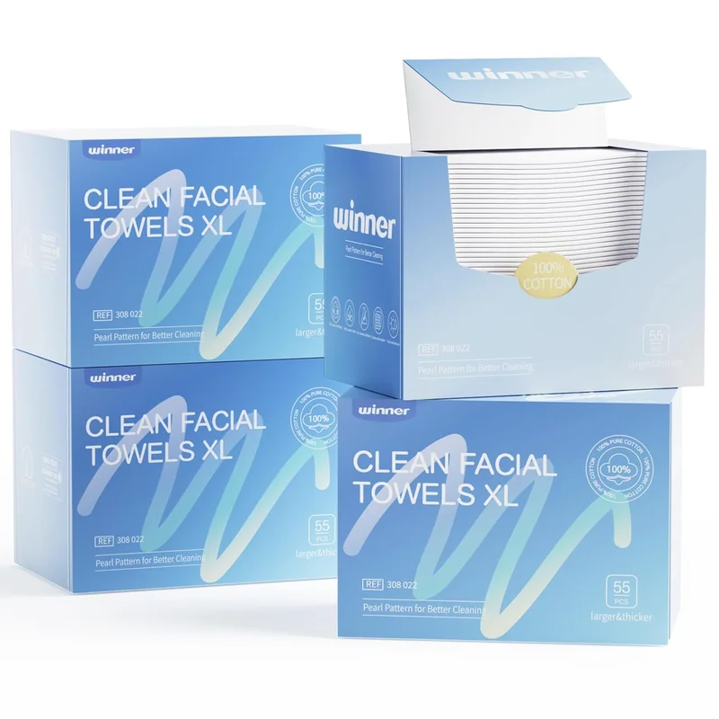 Winner Face Towels, 100% USA Cotton - Rank 6 in Best Face Towel of 2025