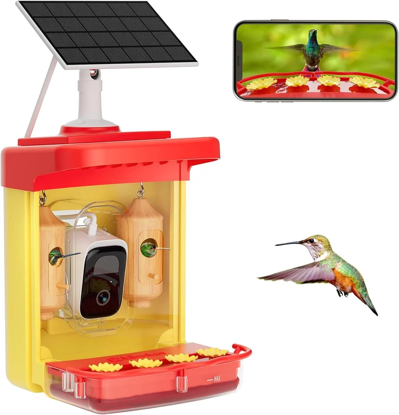 Bilantan Smart Hummingbird Feeder with Camera - Rank 3 in Bird Camera Feeders