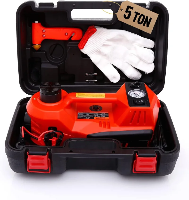 Trihelper 5 Ton Electric Car Jack with Pump - Rank 8 in Best Electric Car Jack of 2025