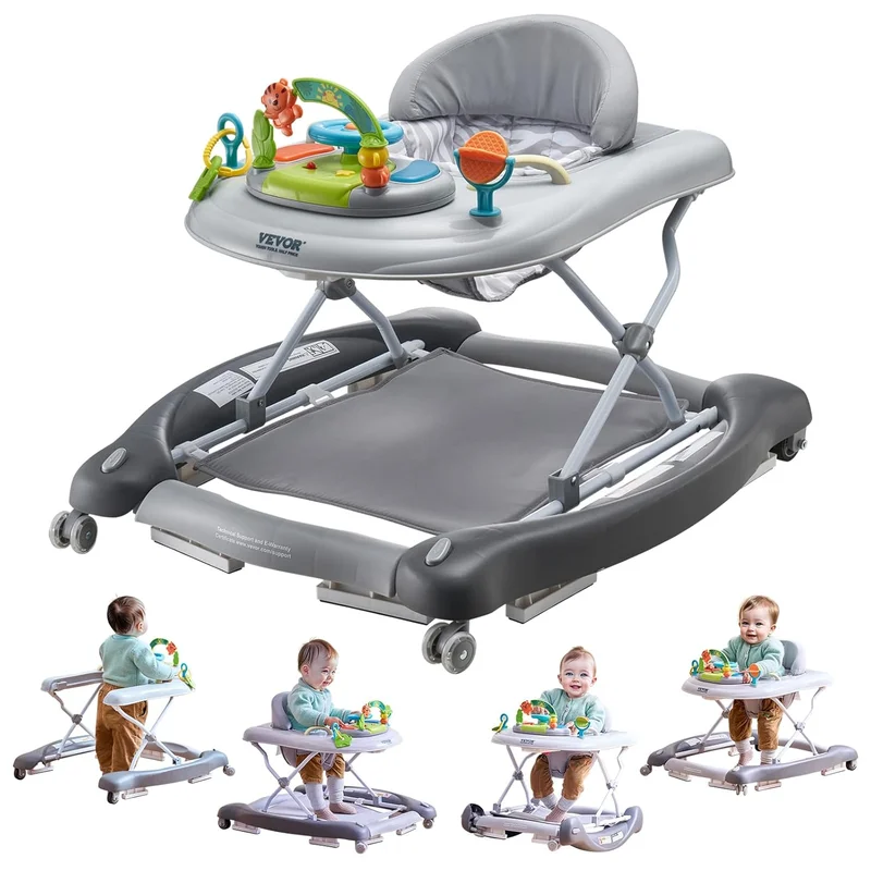 VEVOR 4-in-1 Foldable Baby Walker - Rank 9 in Best Baby Walkers of 2025