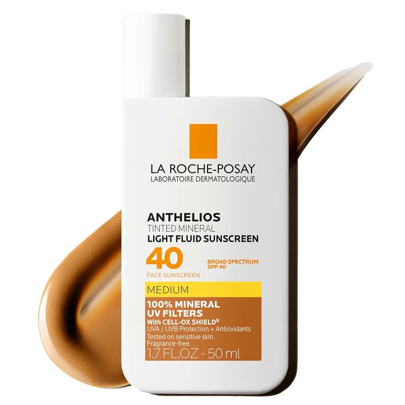 La Roche-Posay Anthelios Tinted Sunscreen SPF 40+ - Rank 10 in Best Face Sunscreens of 2025