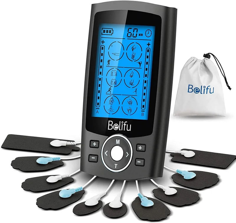 Belifu Dual Channel TENS EMS Unit - Rank 9 in Best Tens Unit For Back Pain of 2025
