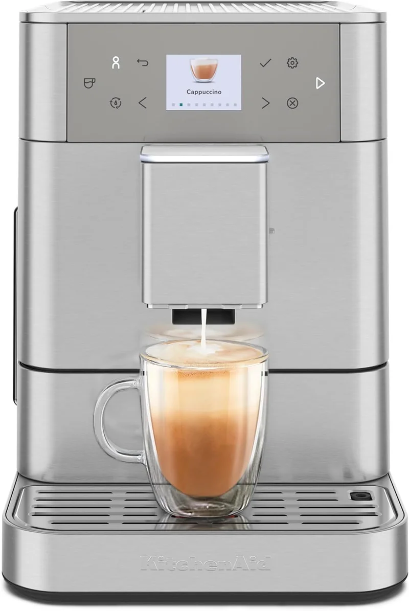 KitchenAid Fully Automatic Espresso Machine Stainless Steel KES8556SX - Rank 6 in Best Automatic Coffee Machine of 2025