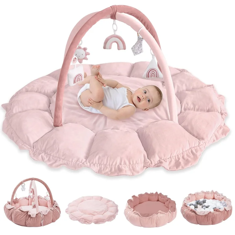 HAN-MM 5-in-1 Baby Play Gym - Rank 5 in Best Newborn Play Mat of 2025