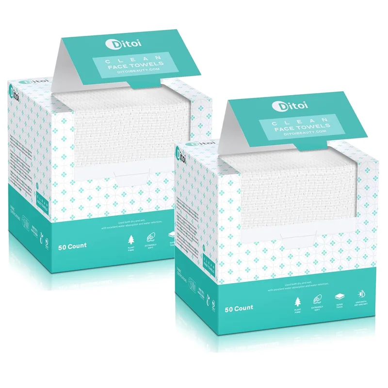 Ditoi Disposable Ultra Soft Face Towels - Rank 7 in Best Face Towel of 2025
