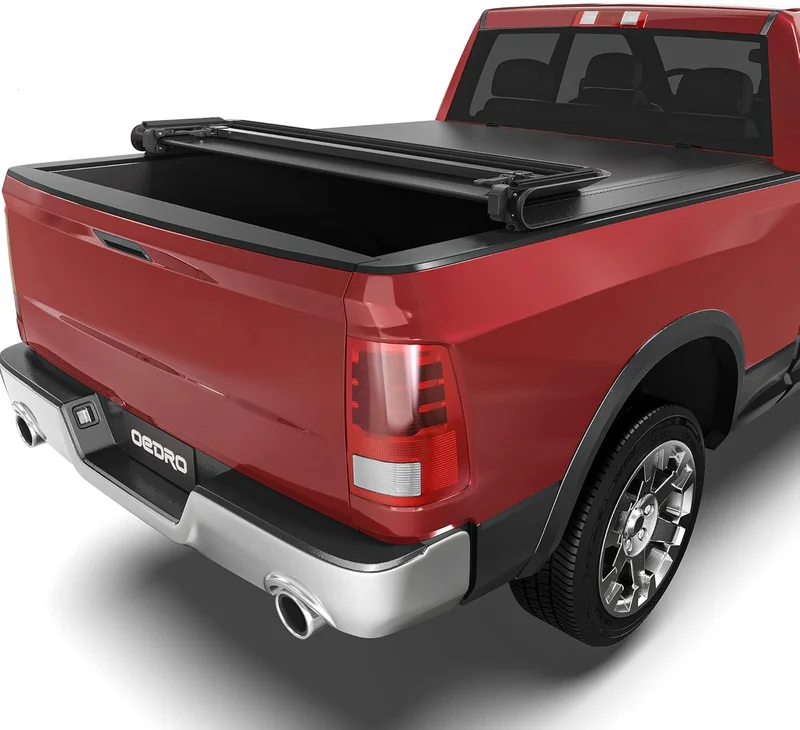 OEDRO Quad Fold Soft Tonneau Cover for Dodge Ram - Rank 8 in Best Bed Covers For Trucks of 2025