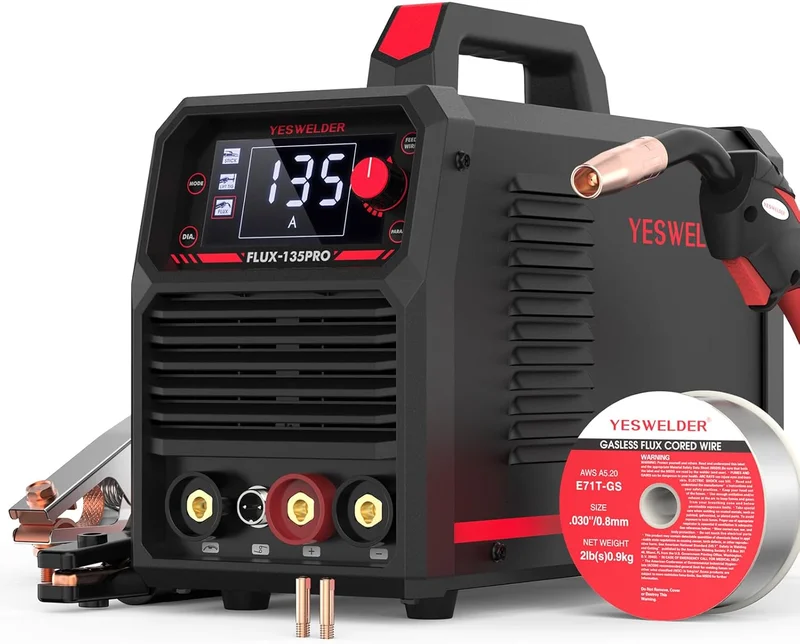 YESWELDER FLUX-135PRO 3-in-1 MIG Welder - Rank 7 in Best Welder Machine of 2025