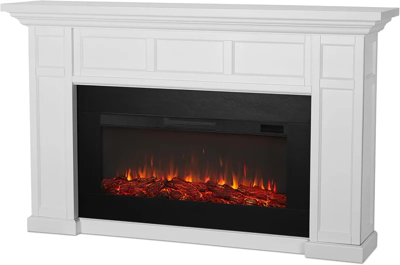 Real Flame Alcott 75” Electric Fireplace with Mantel - Rank 2 in Best Electric Fireplace With Mantel of 2025