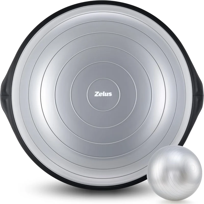 ZELUS Balance Trainer Ball with Bands - Rank 10 in Best Bosu Ball of 2025