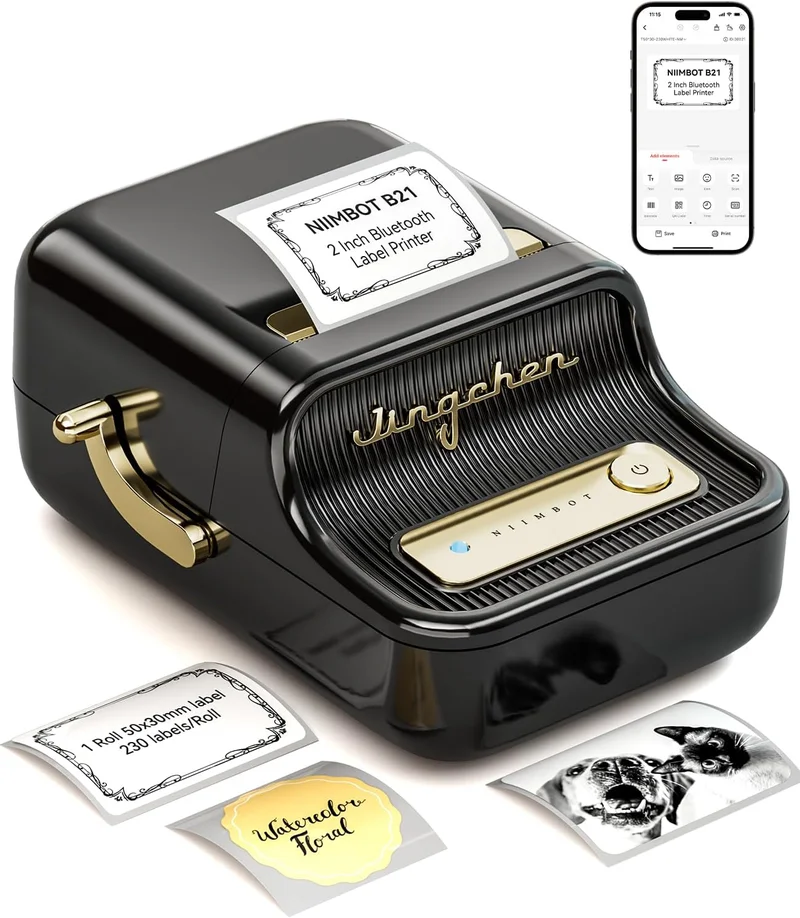 NIIMBOT B21 Portable Label Printer - Rank 9 in Best Label Maker of 2025