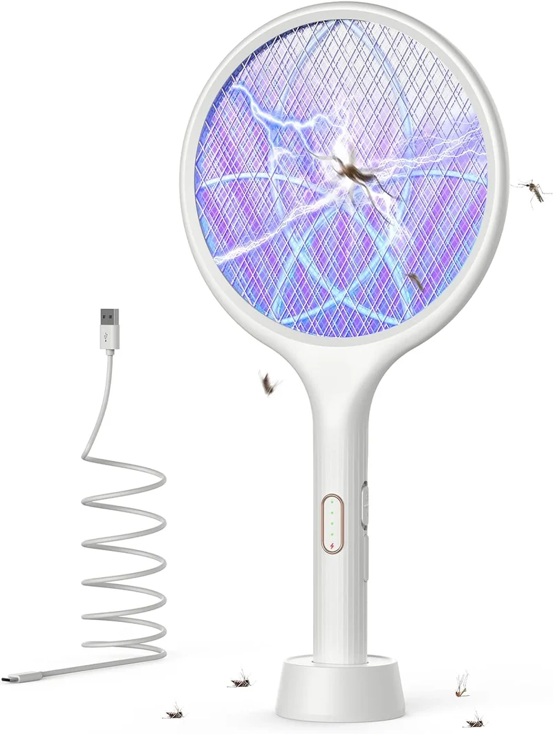 YISSVIC Electric Fly Swatter Bug Zapper Racket - Rank 8 in Best Bug Zapper Racket of 2025