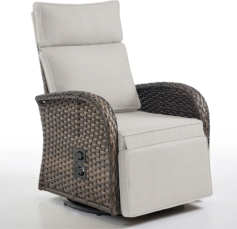 Belord Outdoor Swivel Recliner Chair 2.0 - Rank 7 in Best Reclining Patio Chairs of 2025