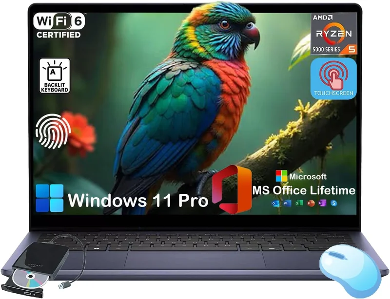 Dell Inspiron 14 2-in-1 Touchscreen Laptop - Rank 2 in Best Dell Laptop of 2025