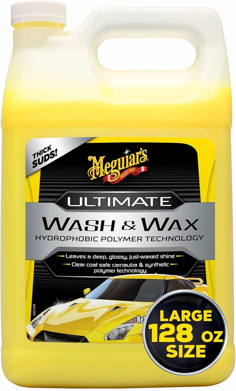 Meguiar's Ultimate Wash and Wax 1 Gallon - Rank 10 in Best Car Shampoo Kit of 2025