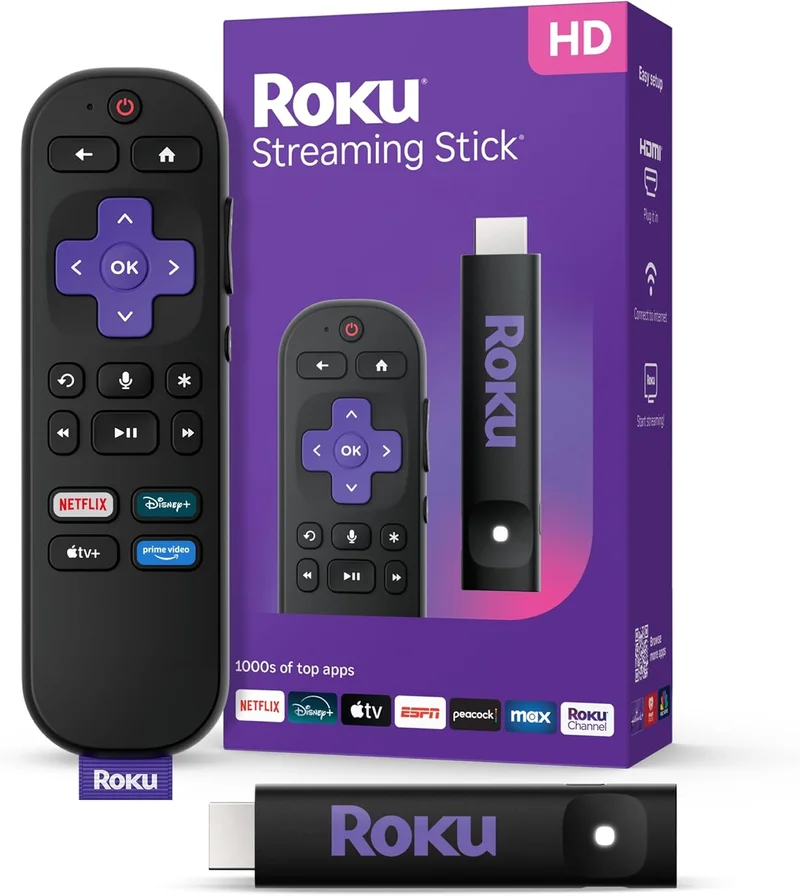 Roku Streaming Stick 2025 - Rank 8 in Best Fire Stick of 2025