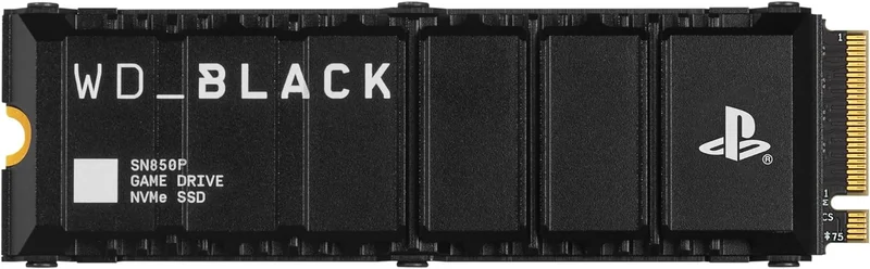 WD Black 2TB SN850P NVMe M.2 SSD - Rank 7 in Best Playstation 5 of 2025