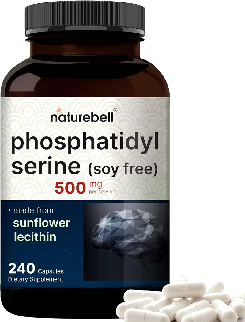 NatureBell Phosphatidylserine 500mg Supplement - Rank 7 in Best Sunflower Lecithin of 2025