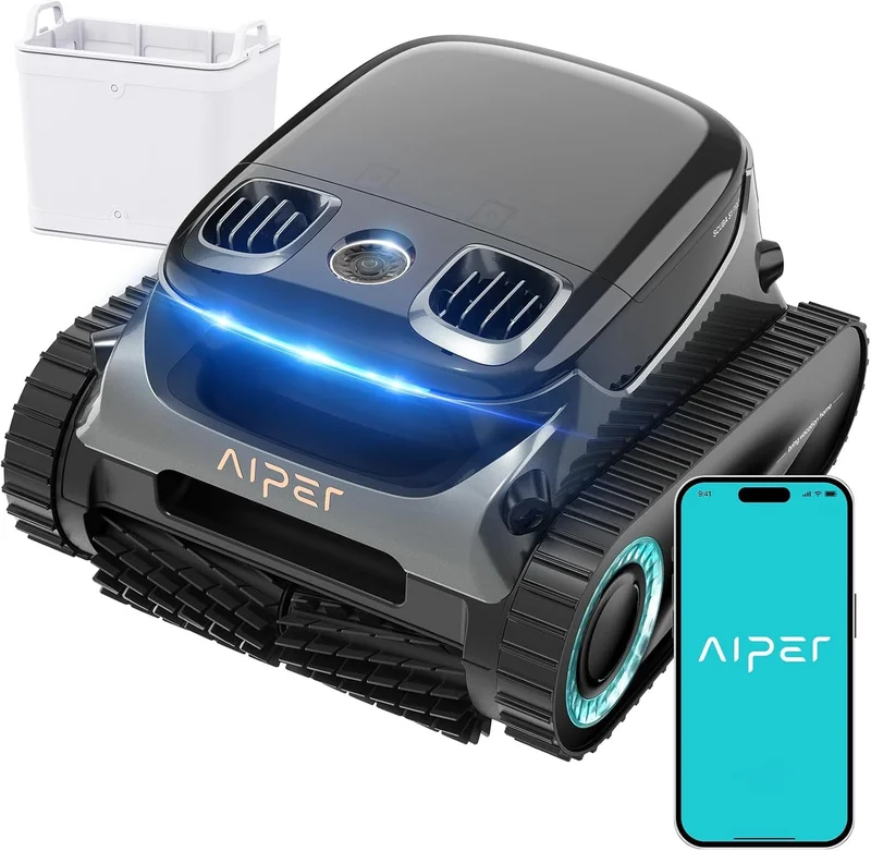 AIPER Scuba S1 Pro Robotic Pool Cleaner - Rank 2 in Best Above Ground Pool Vacuum of 2025