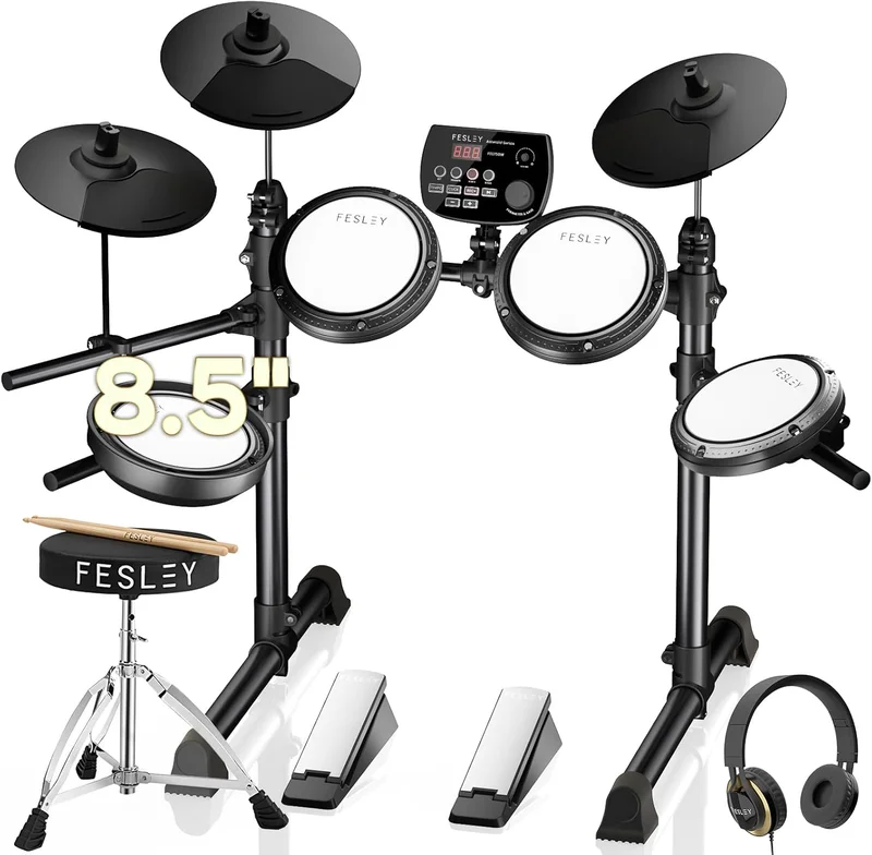 Fesley FED150W Electric Drum Set - Rank 4 in Best Drum Sets of 2025