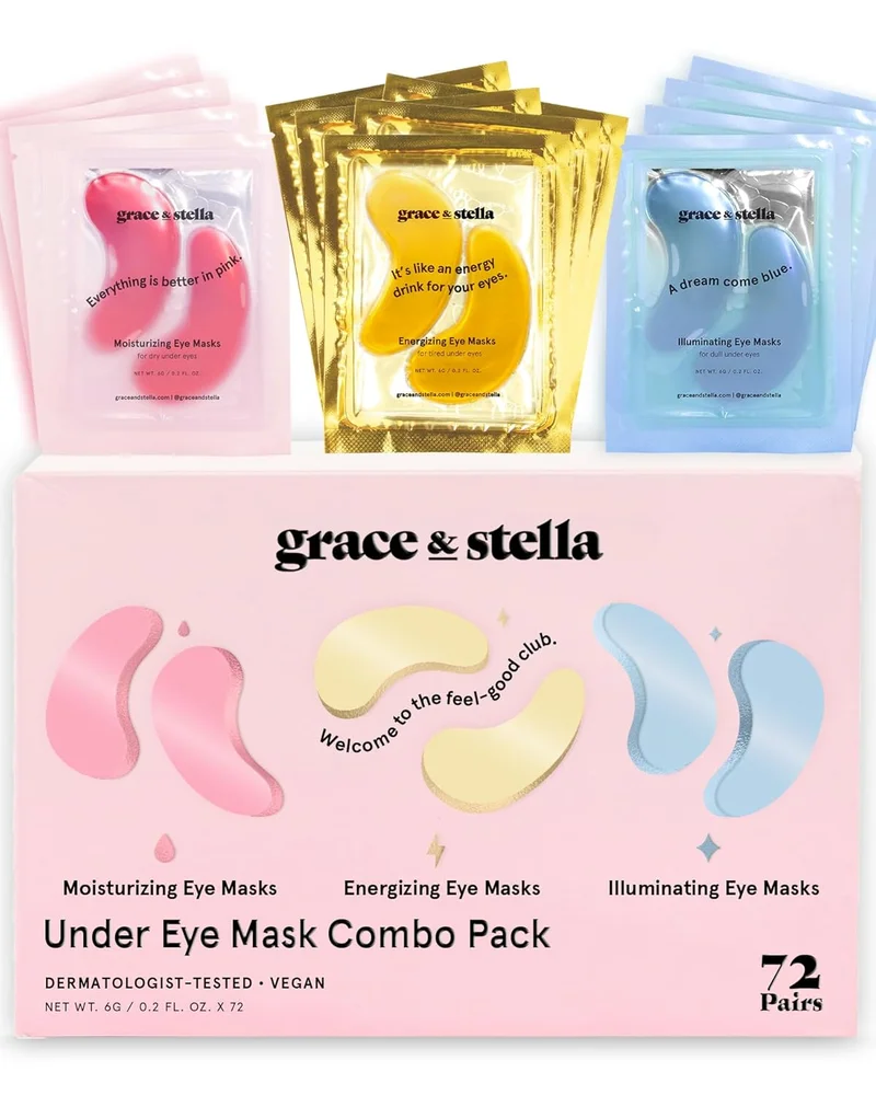 Under Eye Mask by grace & stella (72 Pairs) - Rank 6 in Best Under Eye Cream of 2025