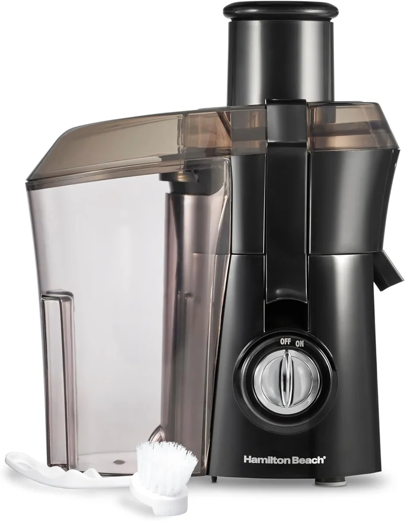 Hamilton Beach Centrifugal Juicer, 800W, Black - Rank 6 in Best Juicers of 2025