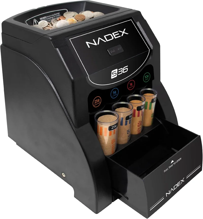 Nadex 36SR Coin Sorter - Rank 2 in Best Automatic Coin Sorter of 2025