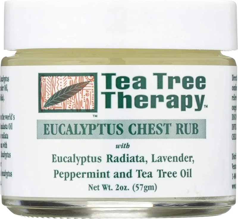 Tea Tree Therapy Eucalyptus Chest Rub 2 Oz (2-Pack) - Rank 10 in Best Chest Rub of 2025