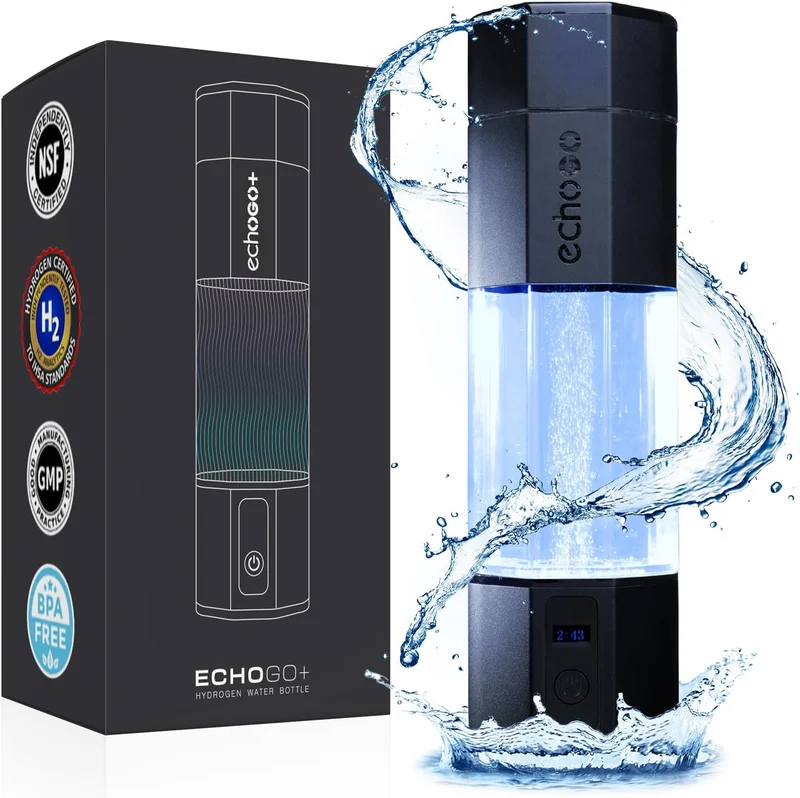 Echo Water Go+ Hydrogen Water Bottle - Rank 3 in Best Gary Brecka Hydrogen Water Bottle of 2025