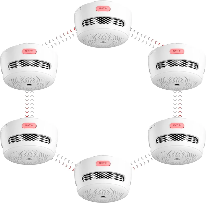 X-Sense Wireless Smoke Detector XS01-WR 6-Pack - Rank 3 in Best Wireless Smoke Detector of 2025