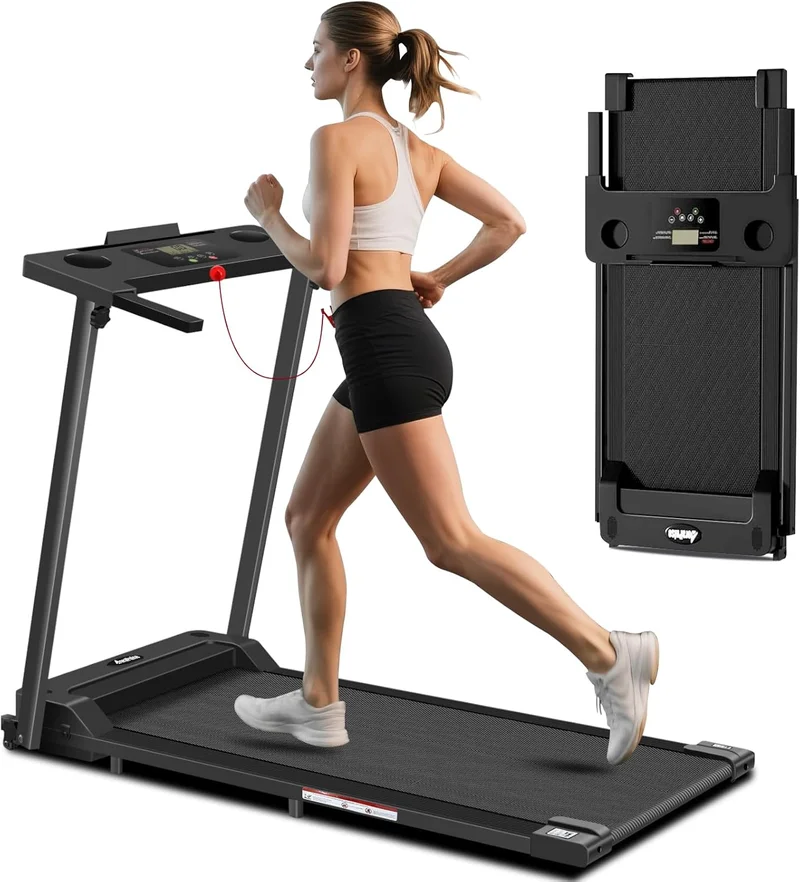 AoraPulse Compact Folding Treadmill 300 LBS Capacity - Rank 5 in Best Folding Treadmill of 2025