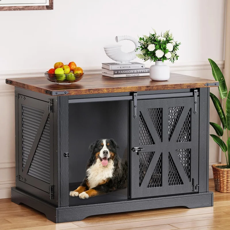 VOPEAK Farmhouse Large Dog Crate Furniture - Rank 7 in Best Dog Crates For Large Dogs of 2025