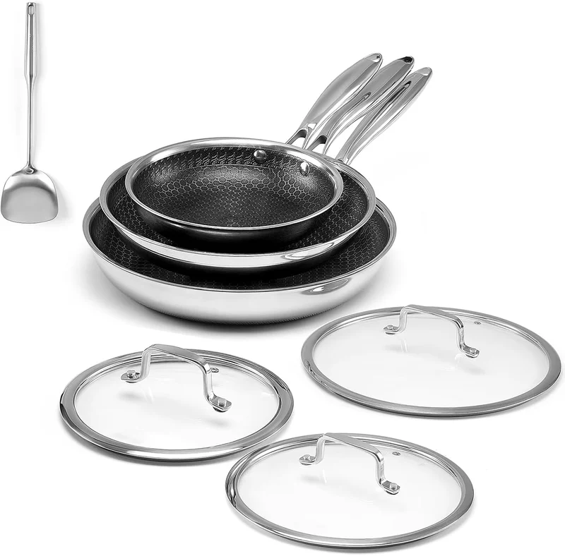 Useluck 7-Piece Non-Stick Frying Pan Set - Rank 10 in Best Gordon Ramsay Pans of 2025