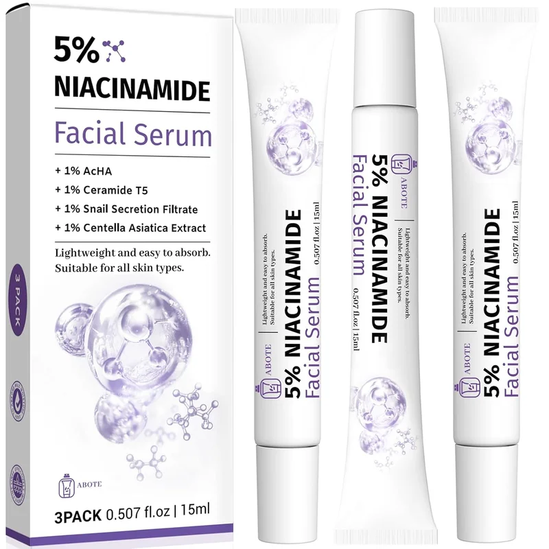 ABOTE Niacinamide Serum 5% with Ceramide and Snail Filtrate - Rank 4 in Best Snail Serum of 2025