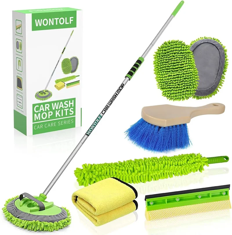 Wontolf Car Wash Brush Kit - Rank 8 in Best Car Cleaning Kit of 2025