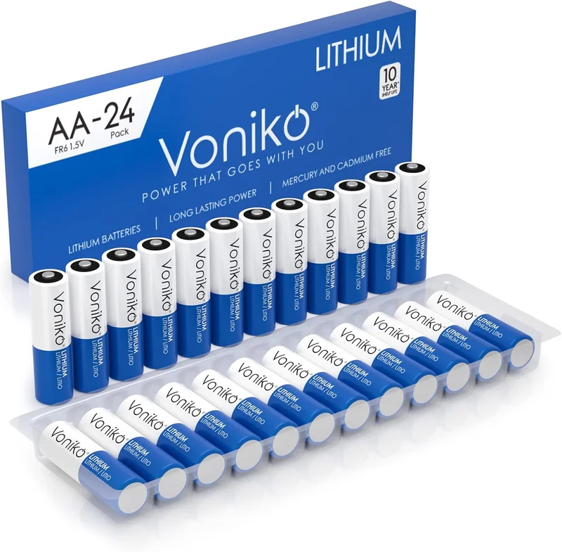 Voniko AA High Performance Lithium Batteries - Rank 9 in Best Lithium Battery of 2025
