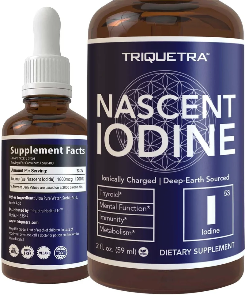 Nascent Iodine Supplement by Triquetra Health - Rank 5 in Best Iodine Supplement of 2025
