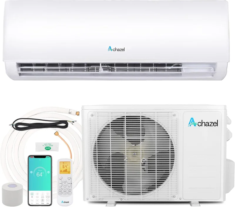 ACHAZEL 12,000 BTU 19 SEER2 Mini Split AC & Heater - Rank 9 in Best Mini Split Ac of 2025