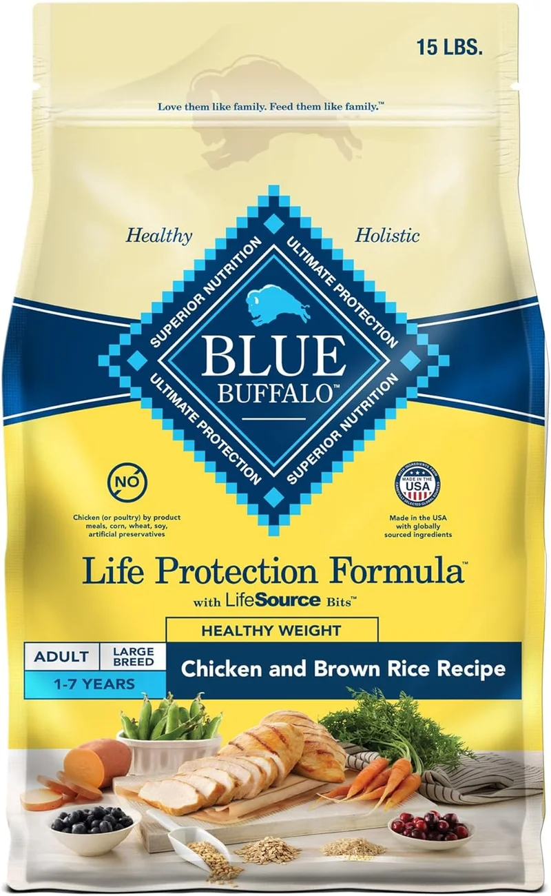Blue Buffalo Adult Healthy Weight Dog Food - Rank 8 in Best Dog Food of 2025