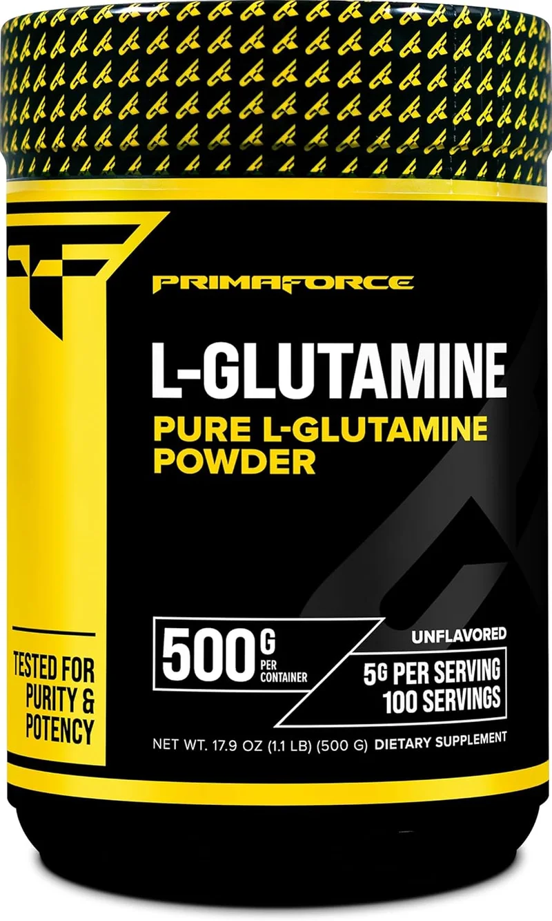 Primaforce L-Glutamine Powder 500g - Rank 9 in Best Glutamine Supplement of 2025