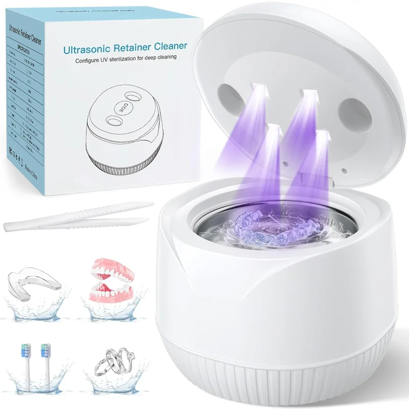 UEOFEN Ultrasonic Dental Cleaner 45kHz - Rank 10 in Best Retainer Cleanser Tablets of 2025